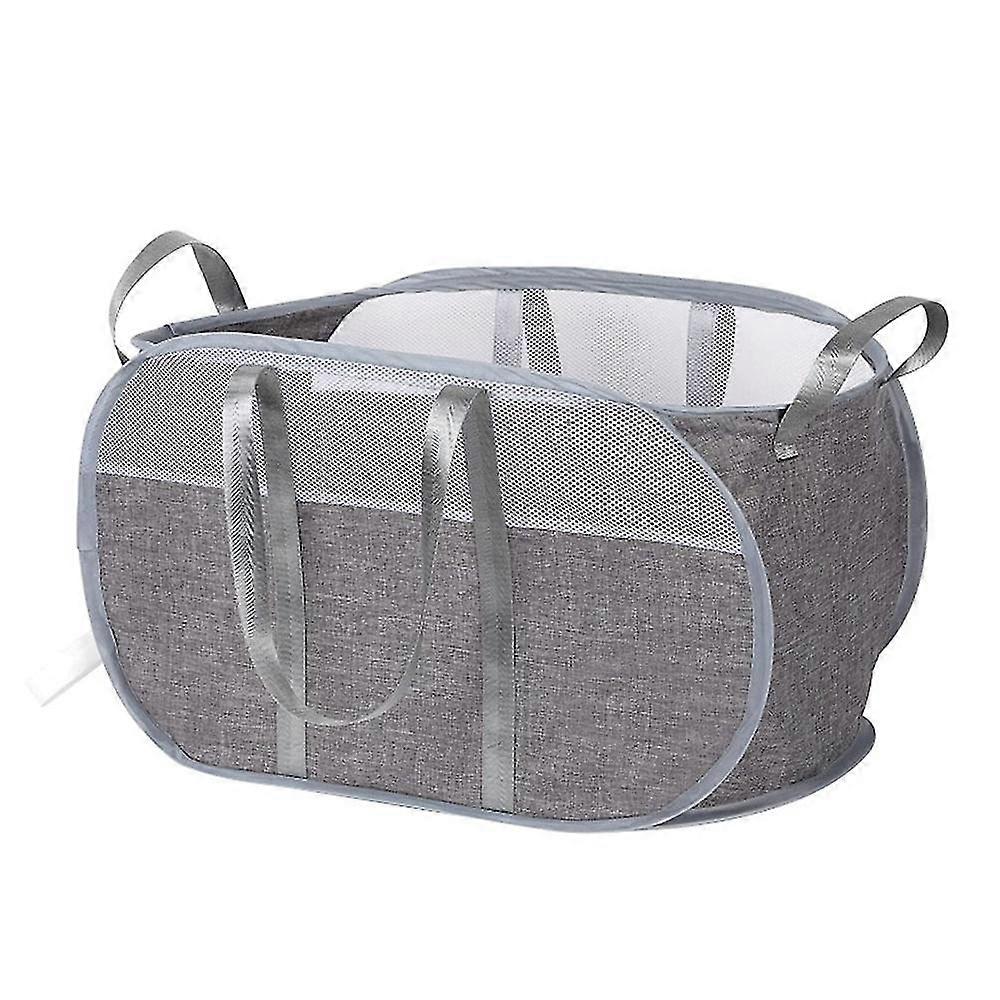 Foldable Laundry Basket Space-saving Waterproof Clothes Storage Bag For Home