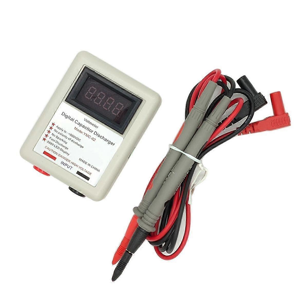 800V Digital Capacitor Fast Discharger High Voltage Discharging Tool for Electronic Repair Display