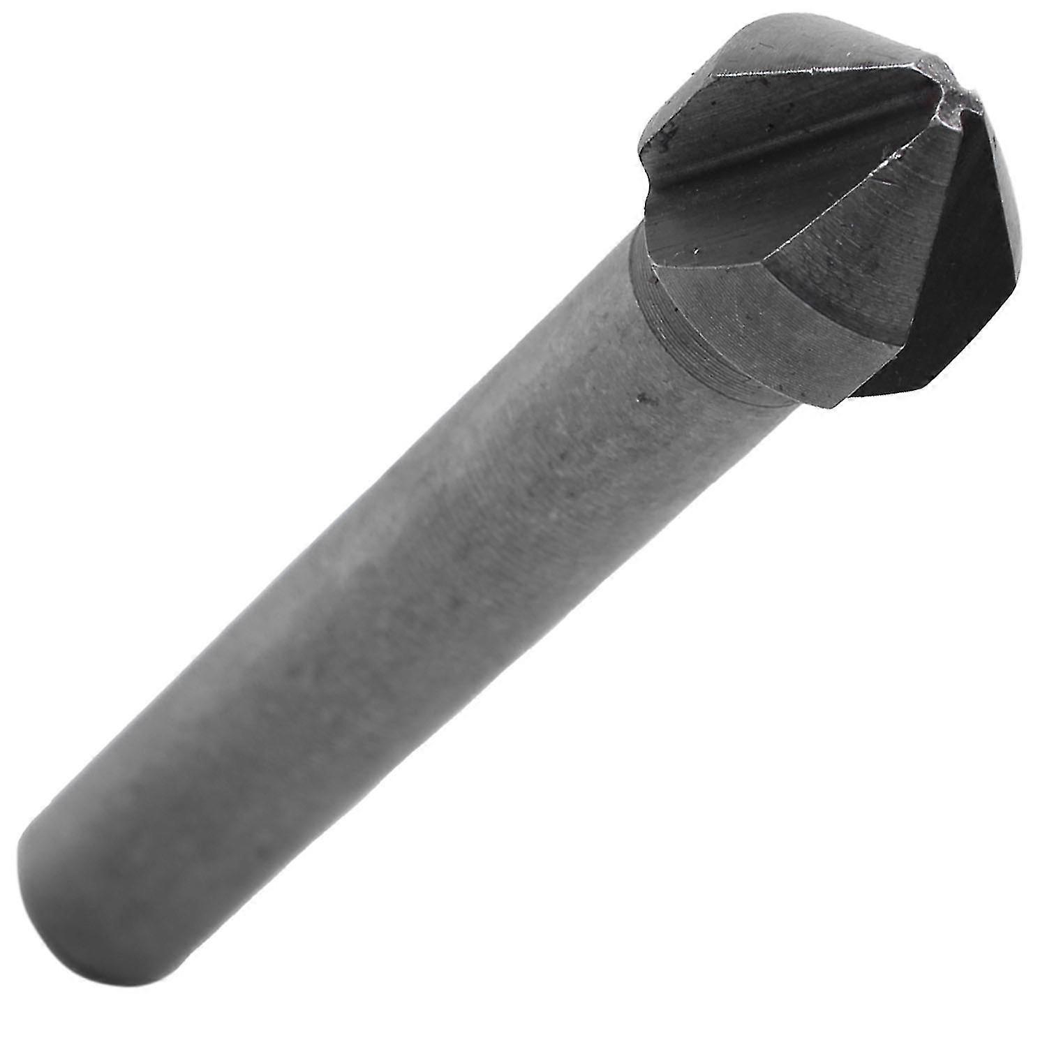 Round Shank 6pcs/set 3 Flute Three Edge Chamfer Chamfering End Mill Cutter Countersink Drill Bit