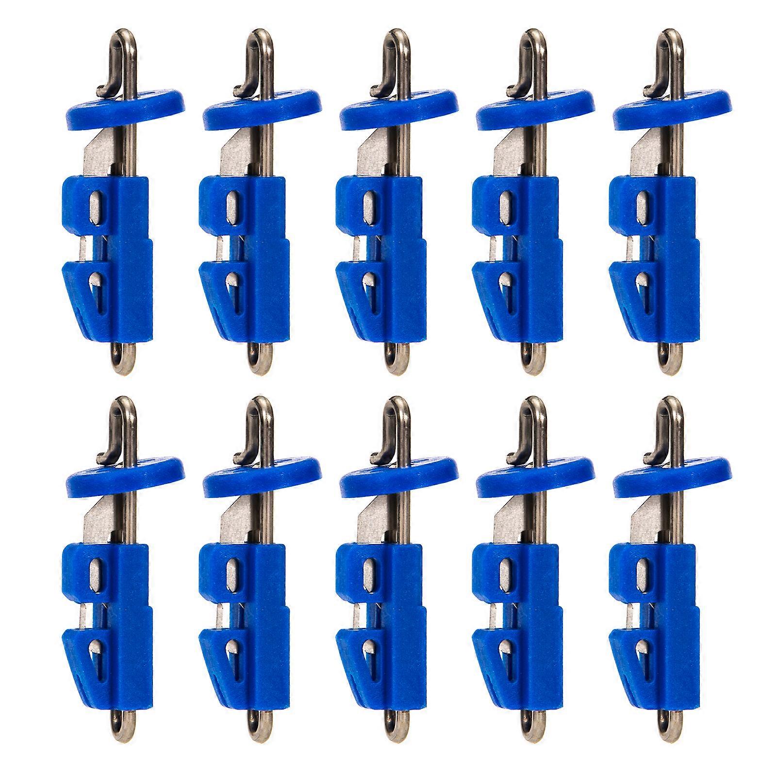 10pcs Sea Fishing Bait Clips Fishing Hook Quick Release Clips
