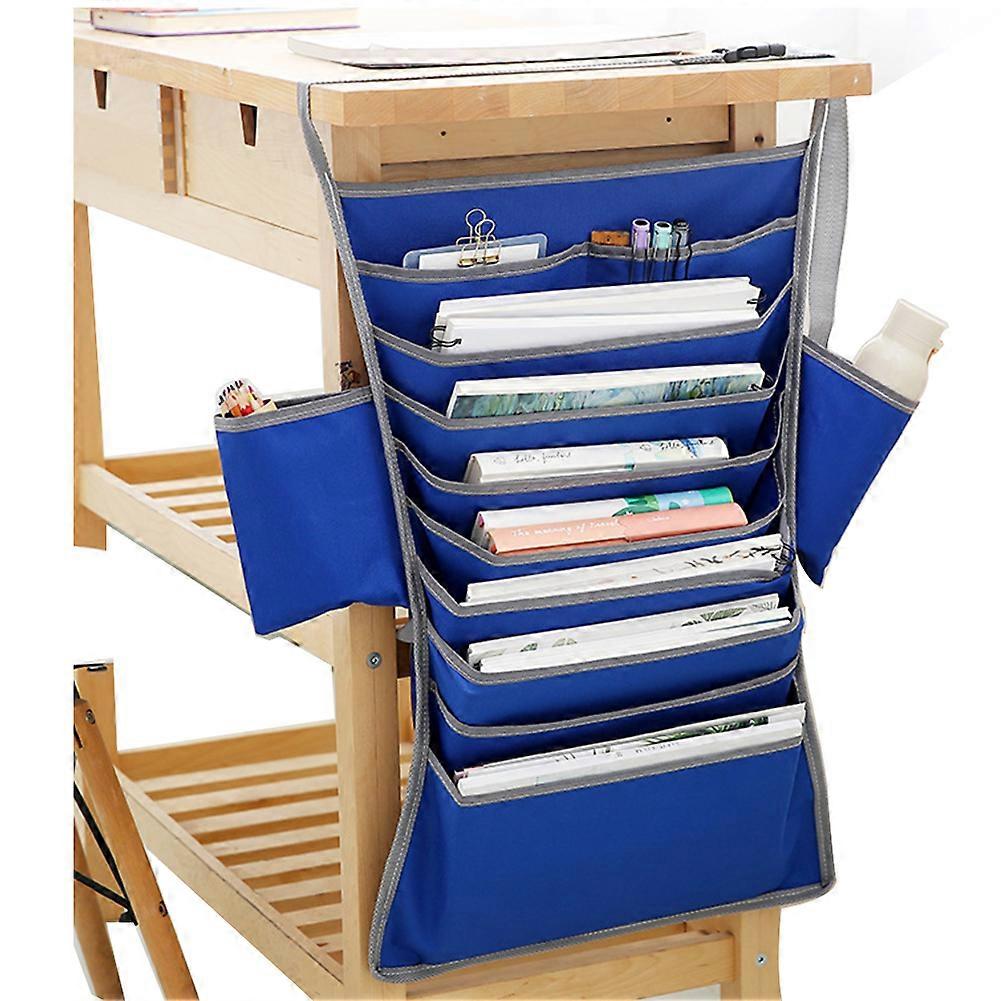 Adjustable Hanging Type Classroom Storage Bag Organizer Student Book Saving Space Desk Oxford Cloth Container Multifunctional