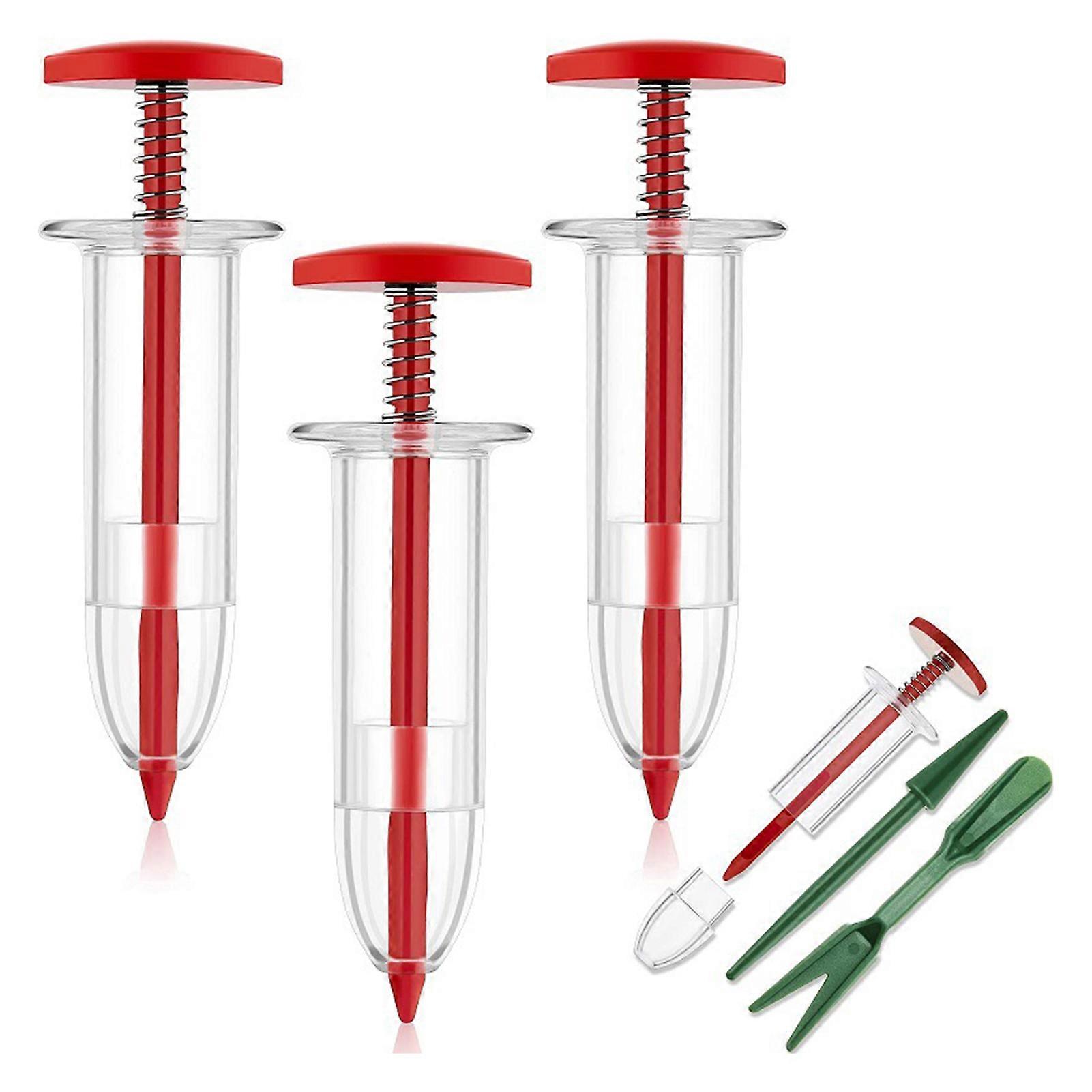 Mini Handheld Seeder 6-Piece Set Reusable Practical Planting Supplies for Garden Yard