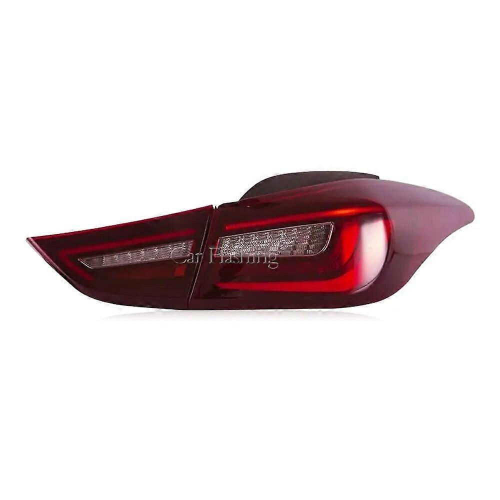 Car LED Taillight For Hyundai Elantra 2011 2012 2013 2014 2015 2016 Rear Lamp Brake Reverse Dynamic Turn Signal Taillamp