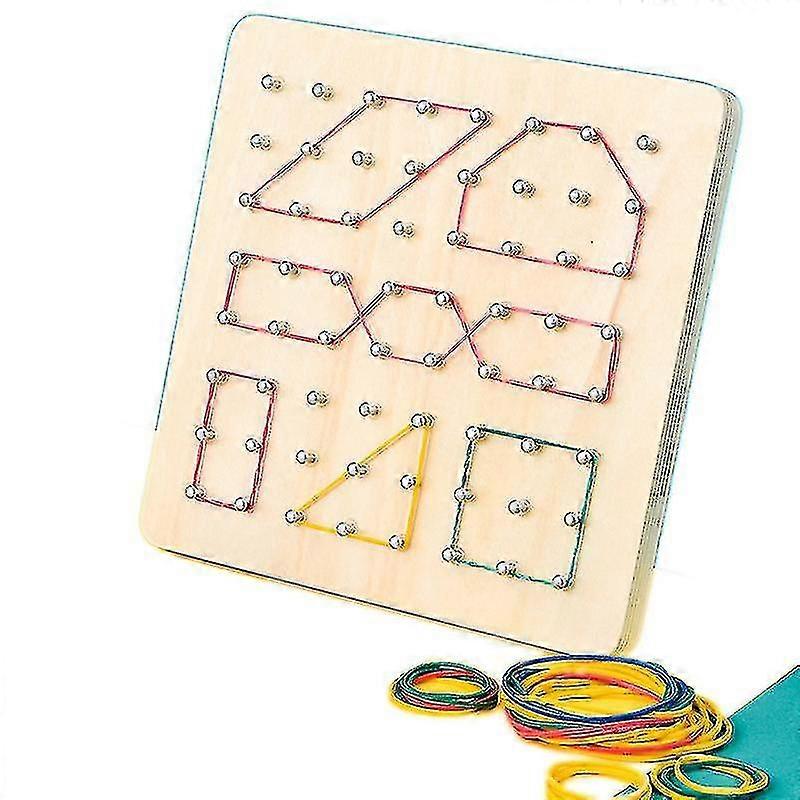 Wooden Geoboard Mathematical Manipulative Material Array
