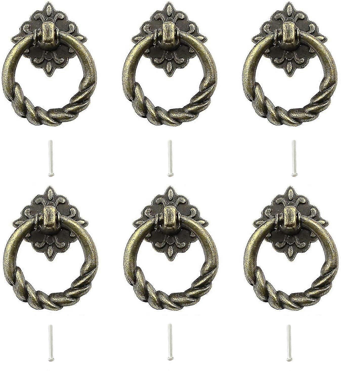 6PCS Retro Drawer Handle