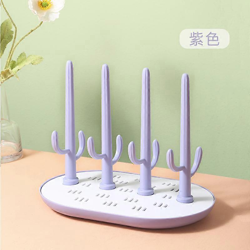 Baby Bottle Drying Rack with Detachable Tray 12 Brackets for Bottles and Nipples Accessory Bottle Drain Holder