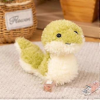 In Stock Spring New Arrival Cartoon Green Snake Plush Toy Cute Expression Cute Simulated Snakes Doll Children's Gift