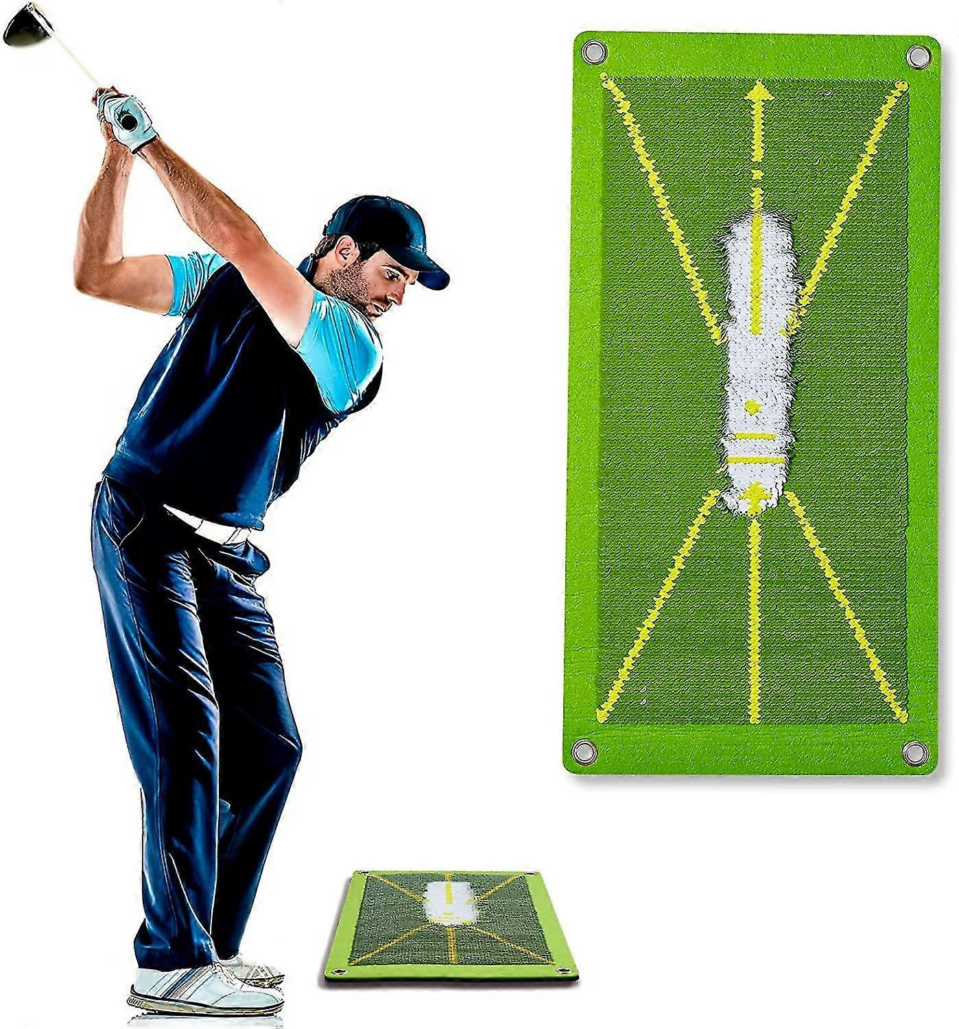 Golf Training Mat For Swing Detection Battingshows Swing Path,analysis Swing Path Golf Stroke Matsuitable For Indoor/golf Practice Outdoorgolf Trainin