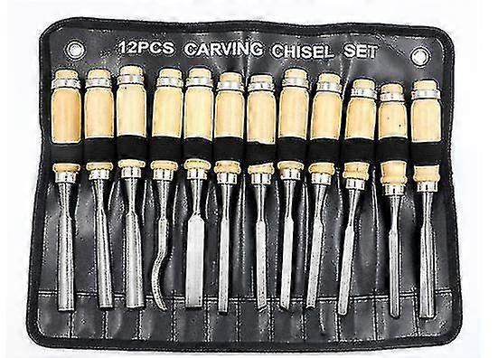 12 Pack Woodworking Tools Chisel Set Root Carving Tools Woodworking Tools