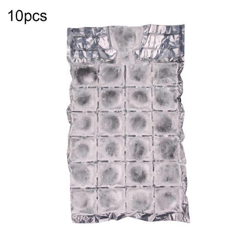 10Pcs 24 Grids Disposable Food Grade Ice Maker Bag Cube Tray Summer DIY Mould Kaesi
