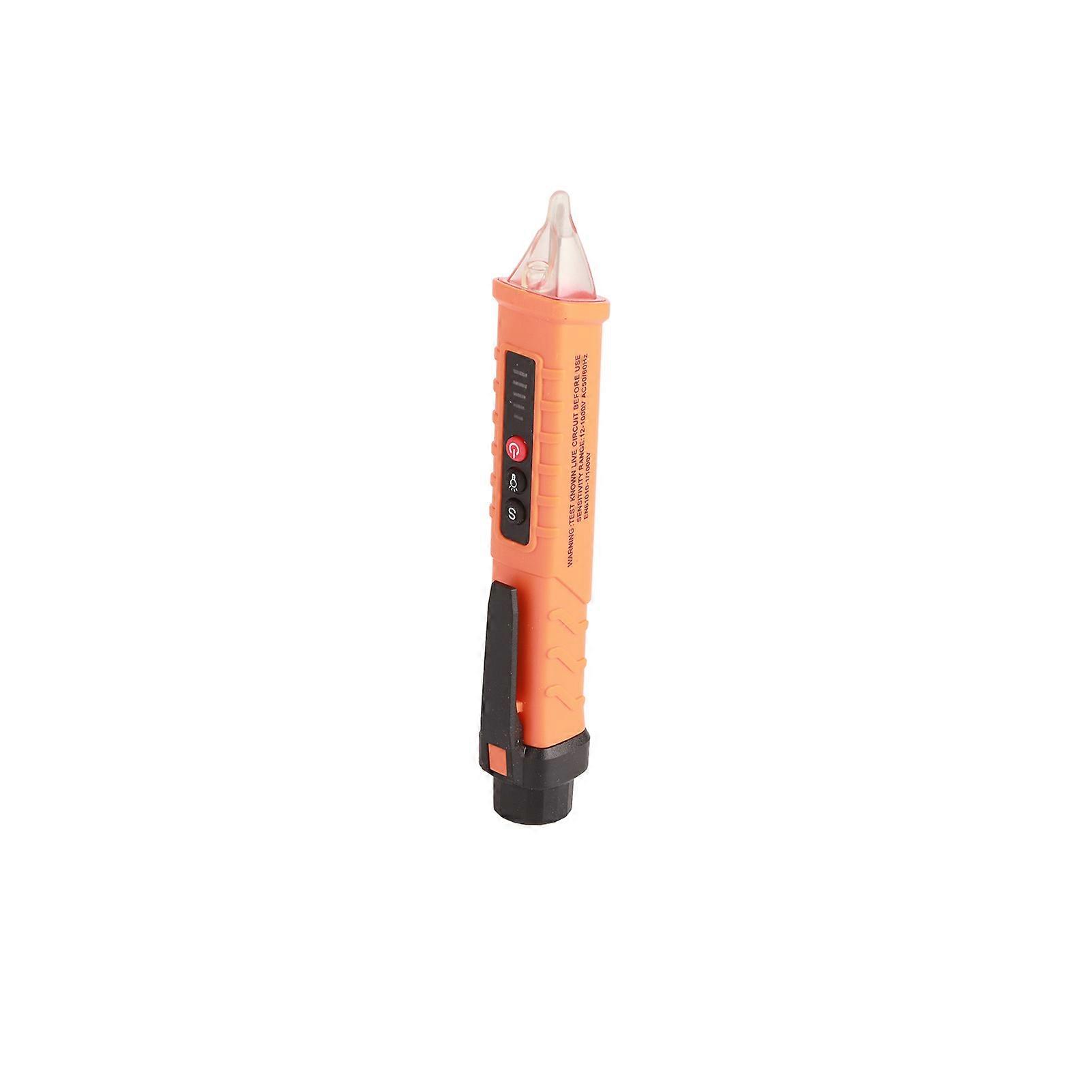 Non Contact Voltage Tester Volt Detector Meter Adjustable Sensitivity Sound Light Alarm