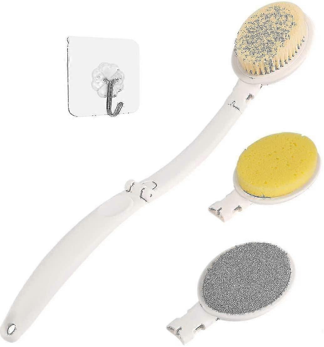 Bath Brush With Foldable Long Handle
