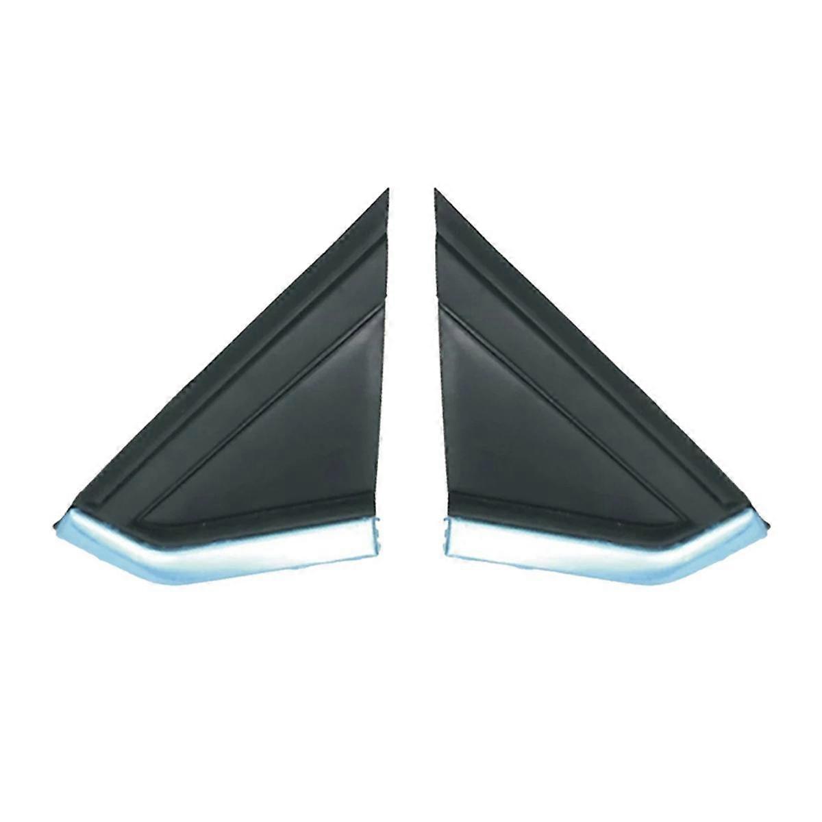 Auto Pair of Electroplated Front Window Triangle Plates 9647011377 96470112777 for C4 04-10