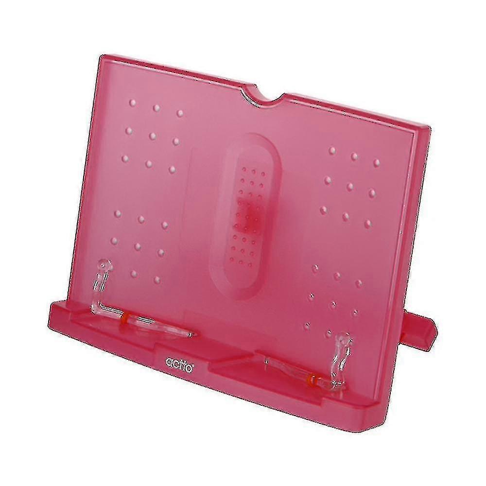 Adjustable Book Stands Shelf(20x26.5cm)(red)