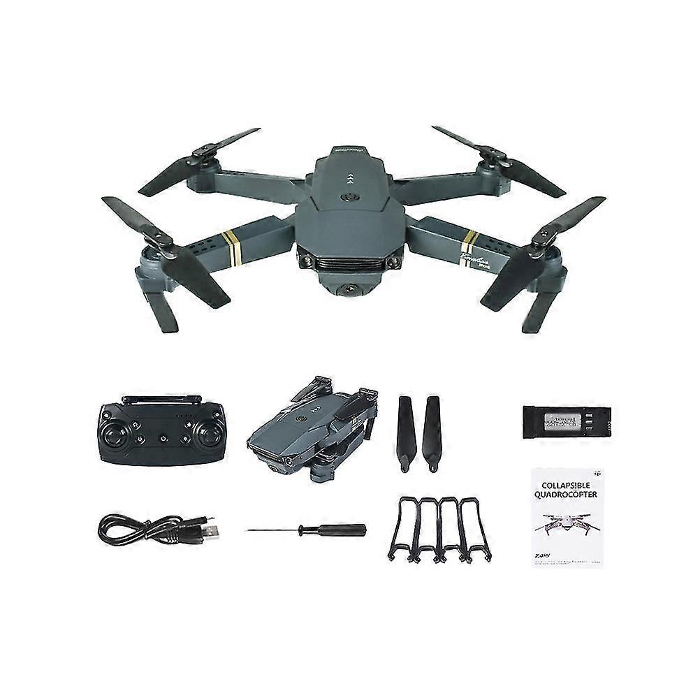 E58 Wifi Fpv With Wide Angle 1080p Hight Hold Mode Flight 8min Foldable Arm Rc Quadcopter Drone With 3pcs Lithium Batteries With Colorful Storage Box