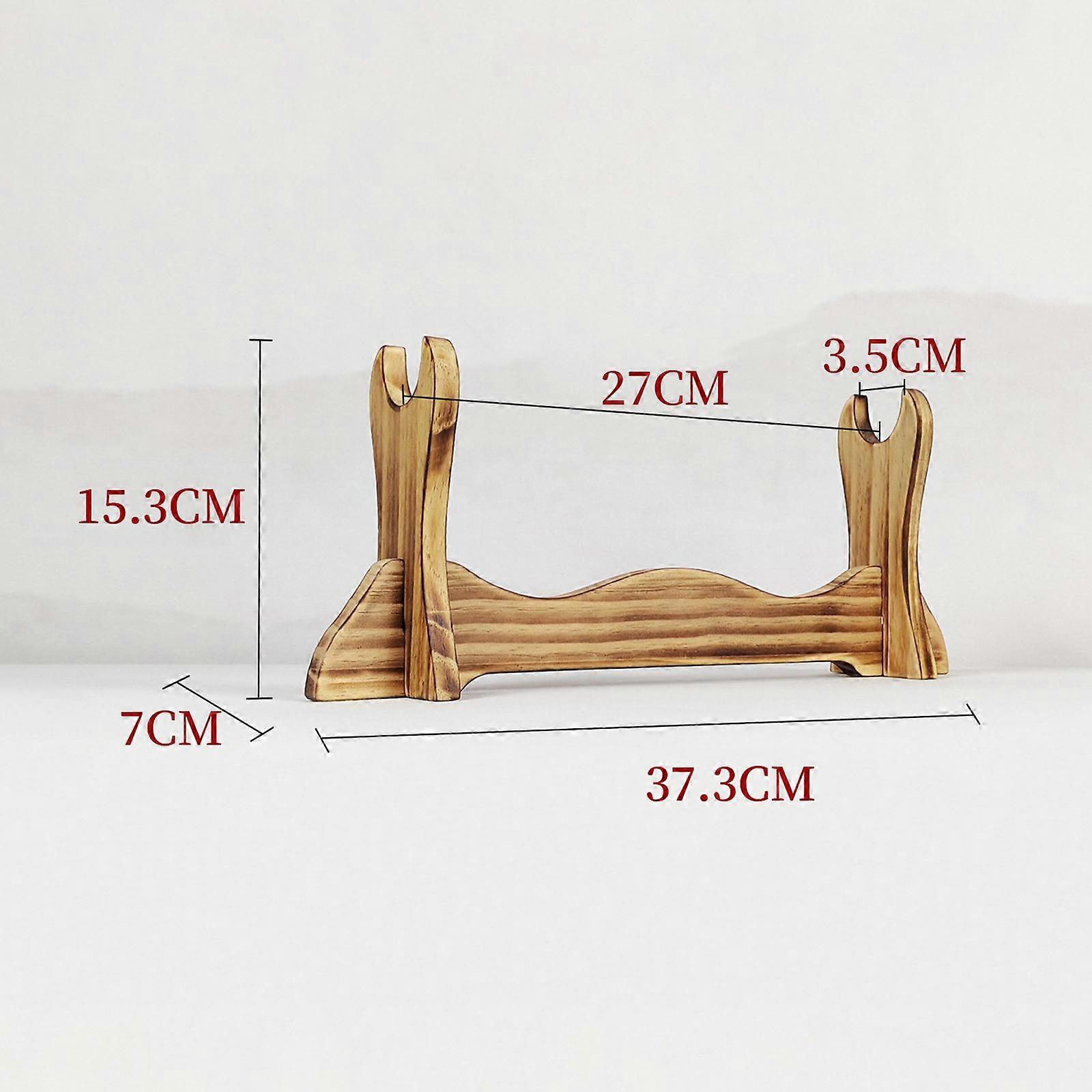 GOONSDS Spada Stand La Lucidatura del Legno di Visualizzazione Supporto del Basamento per Samurai Sword Katana Wakizashi Tanto 2 Layer