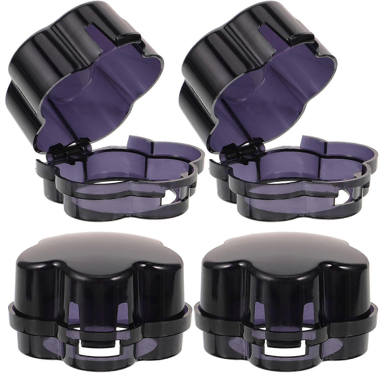 4pcs Plastic Gas Stove Knob Covers Child Safety Control Knobs Covers Replacement