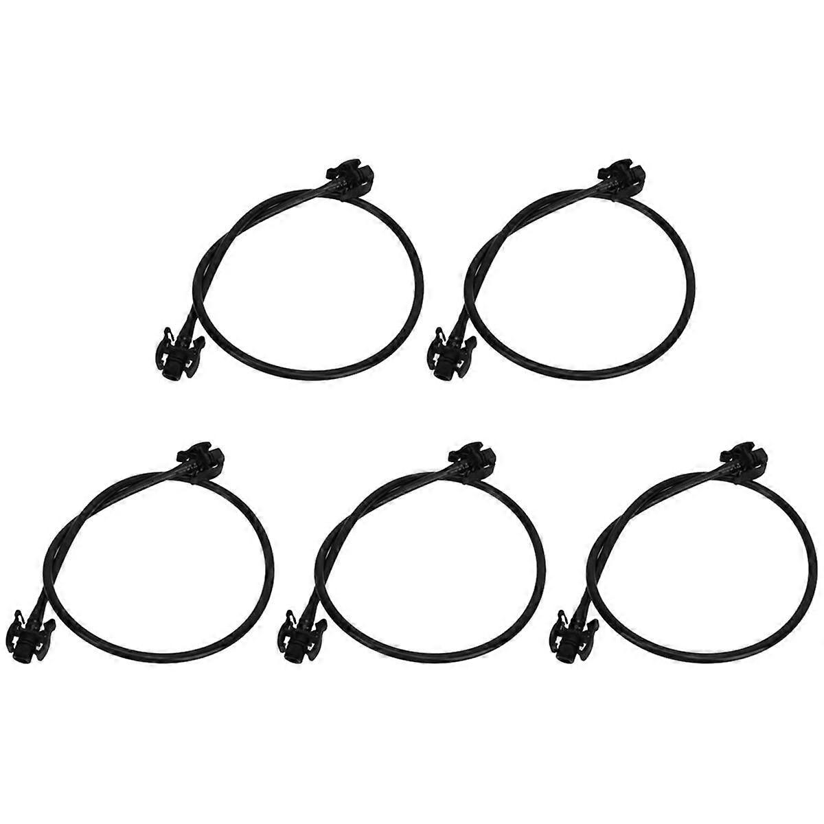 5PCS自動水リターンの管のガスの取り外しのラジエーターの掃除の管のゴム製ホース1323Y2のための206 207