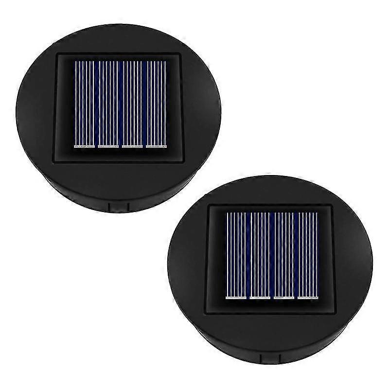 2PCS Solar Light Replacement Top Unit 8cm,Replacement Solar Panels,for Outside Garden Lantern Solar