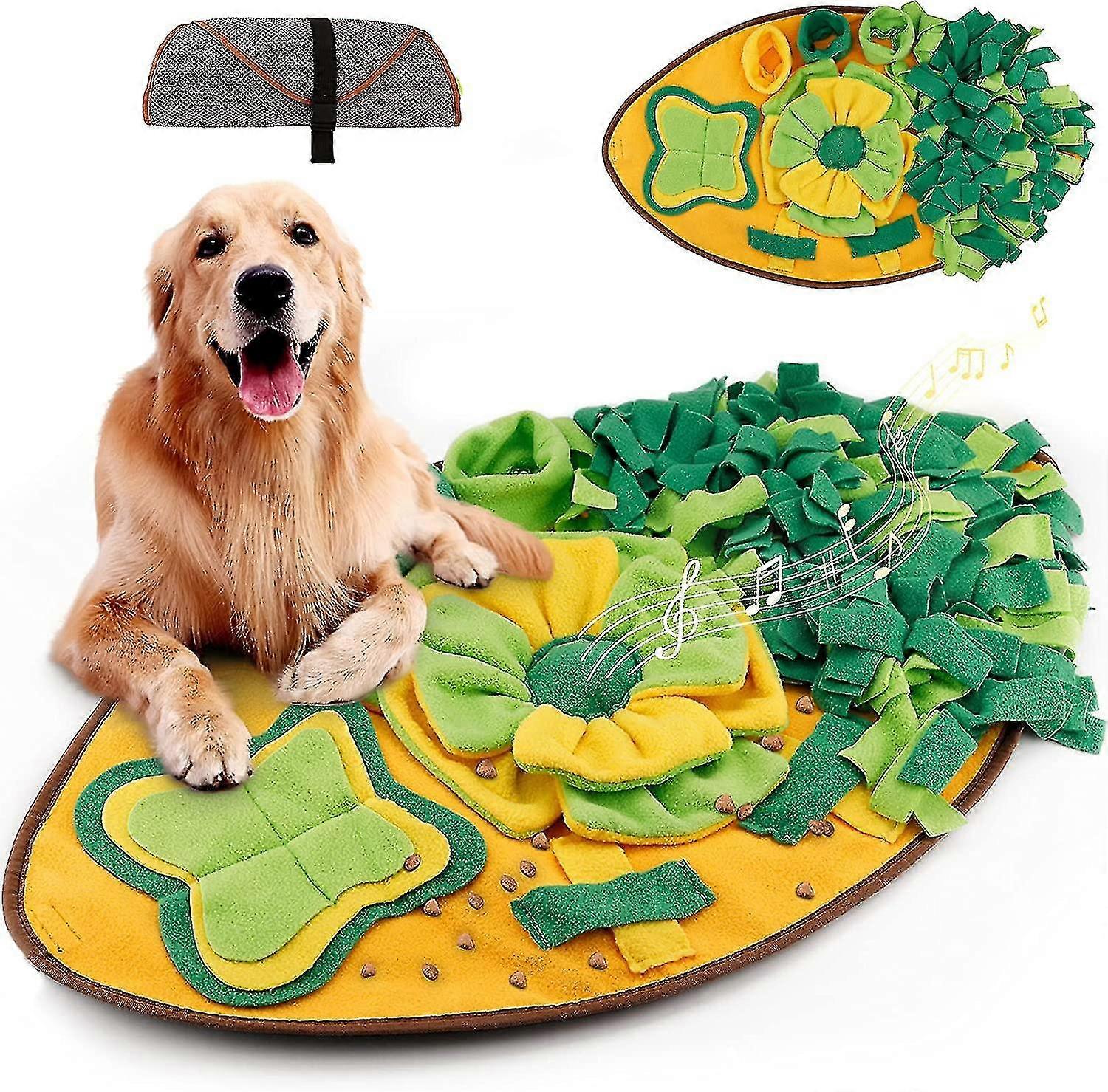 Sniff Mat 70*40cm Dog Ducators For Puzzle Digging Mat Slow Food Smart Toy Sniffing Mat For Dog Stress Release