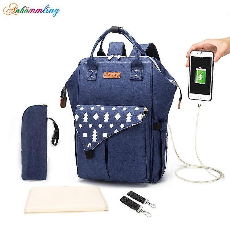 Babyblöja Ryggsäck för Kvinna Multifunktionell