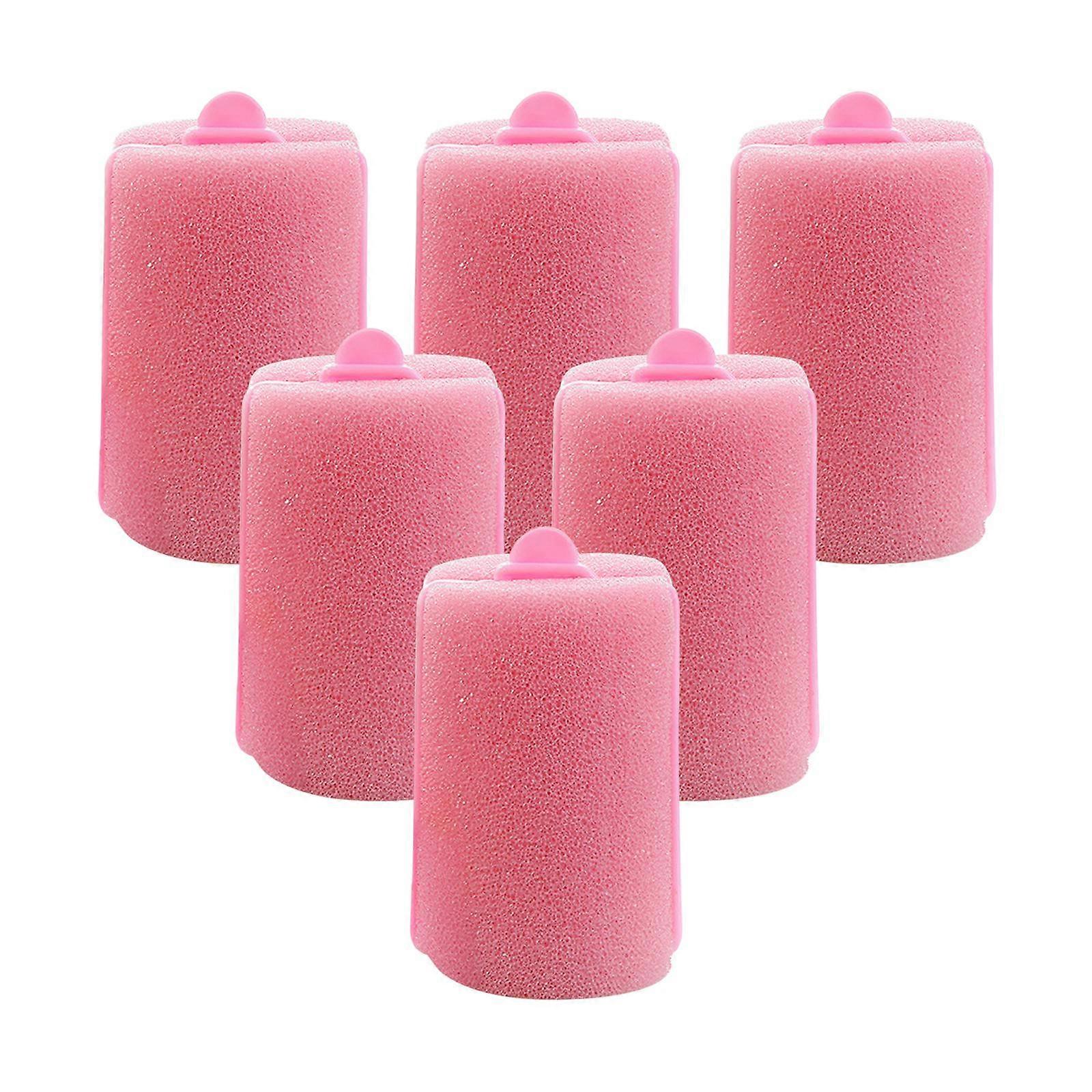 6Pcs Sponge Hair Styling Rollers Twist Tool für dickes, feines, dünnes Haar DIY