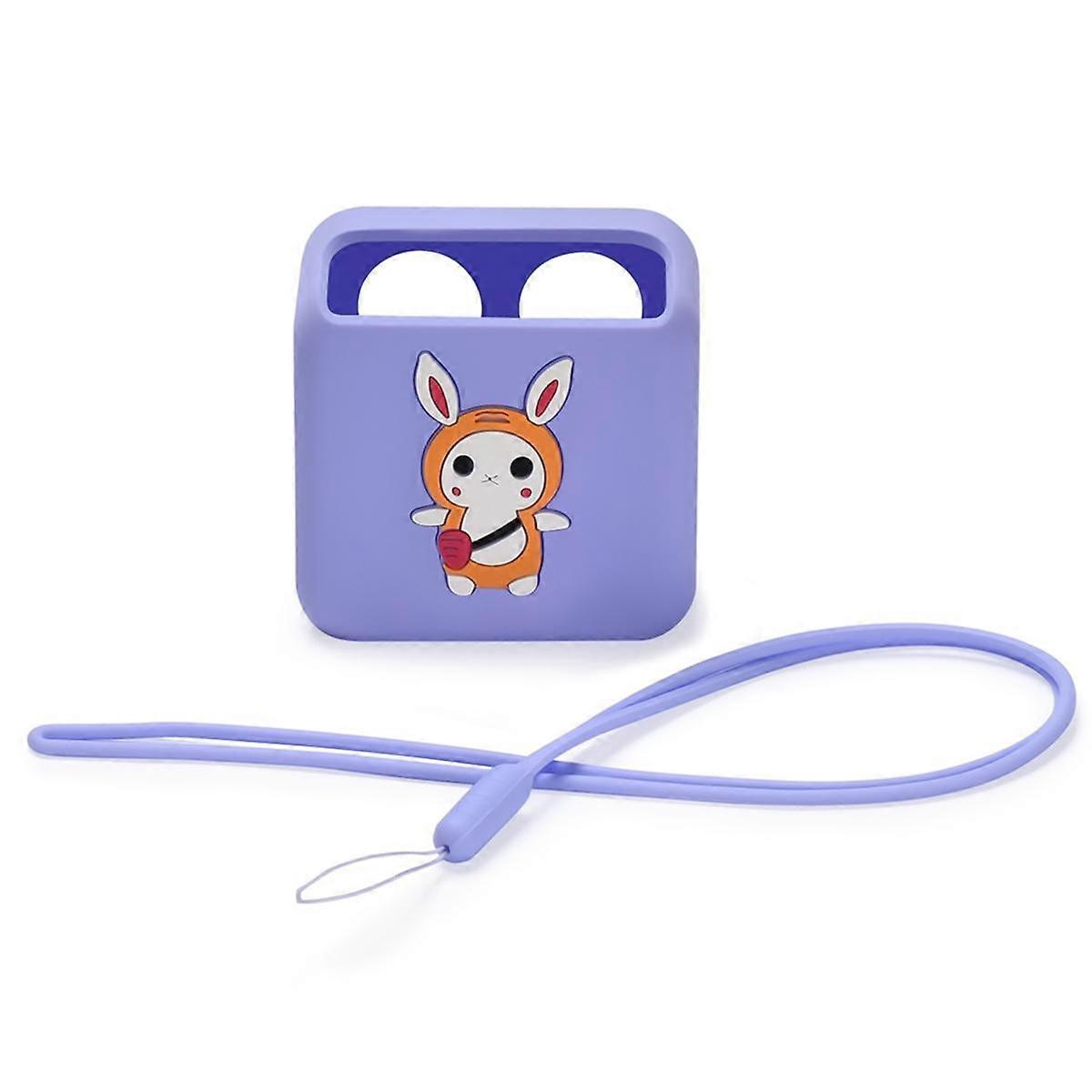 For Mini Protective Case Kids Audio Player Protective Case Storyteller Player Silicone Protective Case,Purple