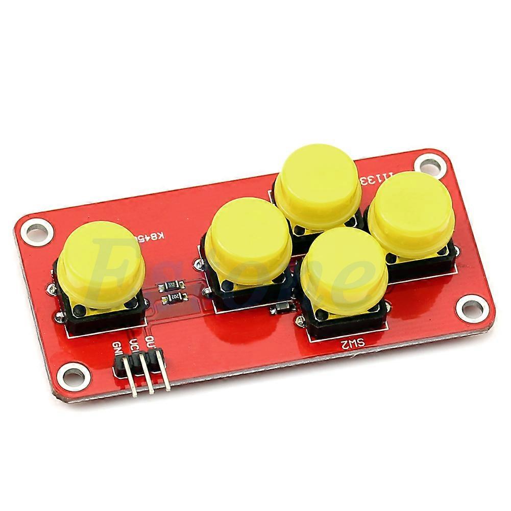 Electronic AD Keyboard Blocks Simulate Five for Key Module Analog Button