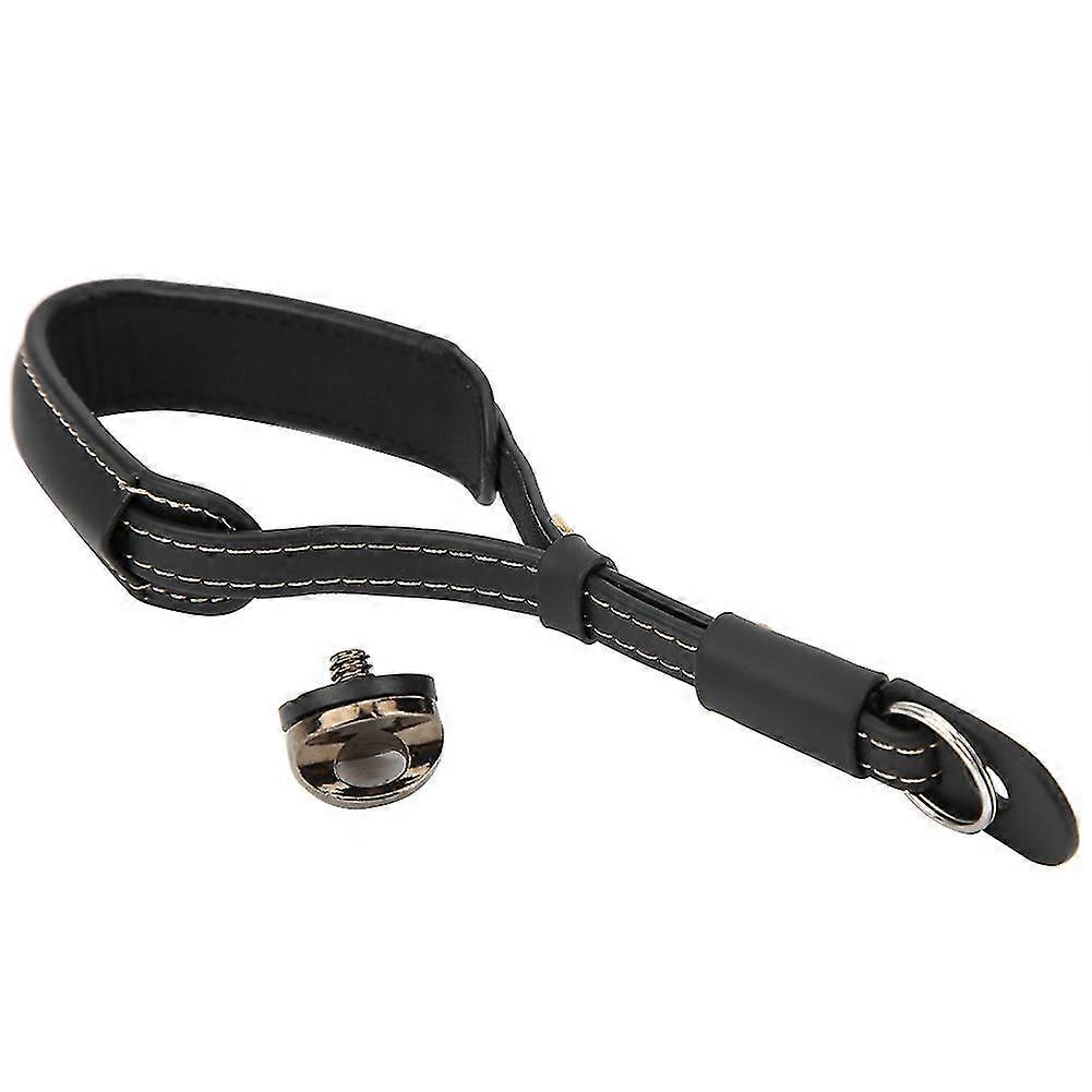 DJI OM 4 Handheld Ballhead Stabilizer Black - PU Wrist Safety Belt Lanyard with 14in Screw