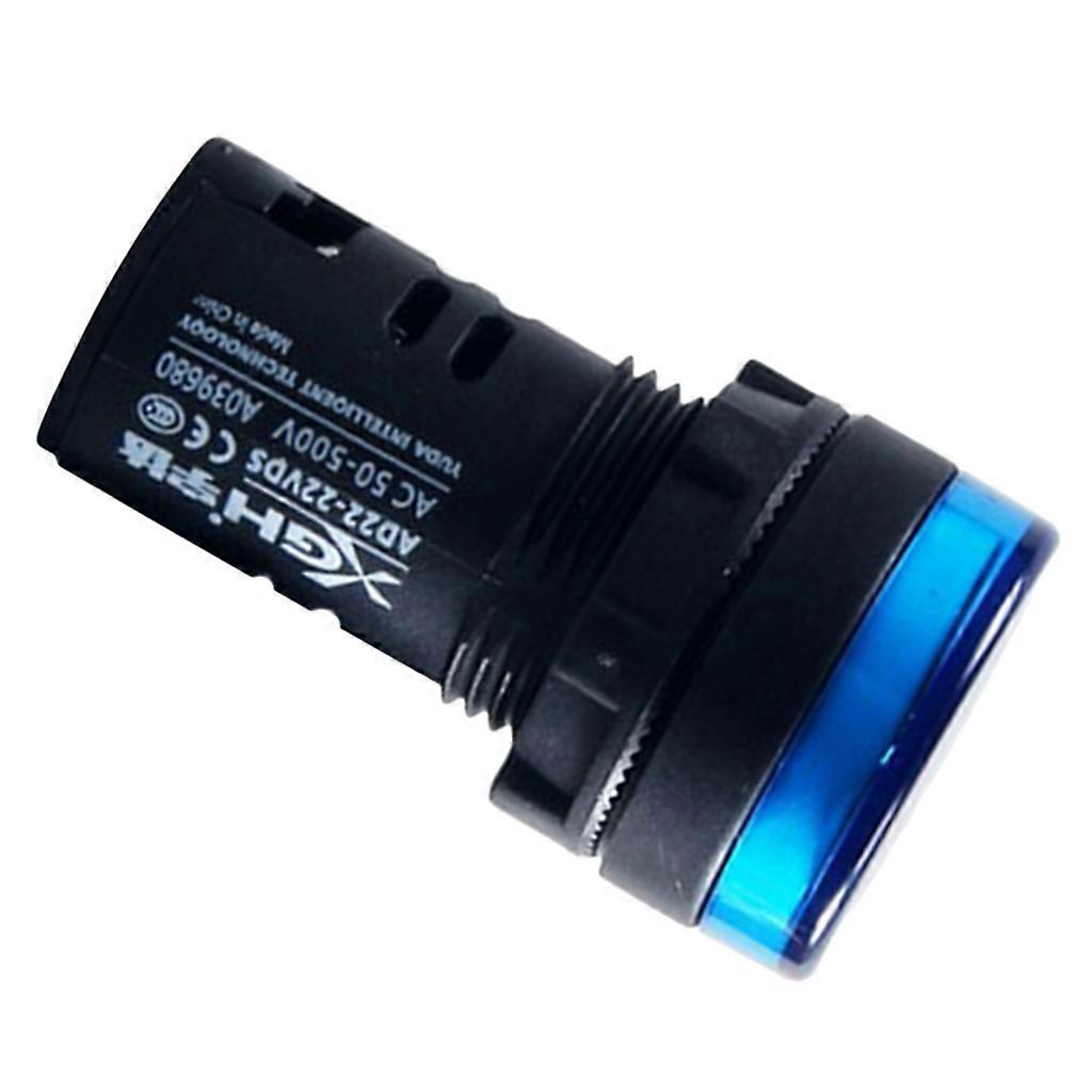 22mm AC 50-500V Digital LED Display Voltmeter Voltage Meter Indicator Light