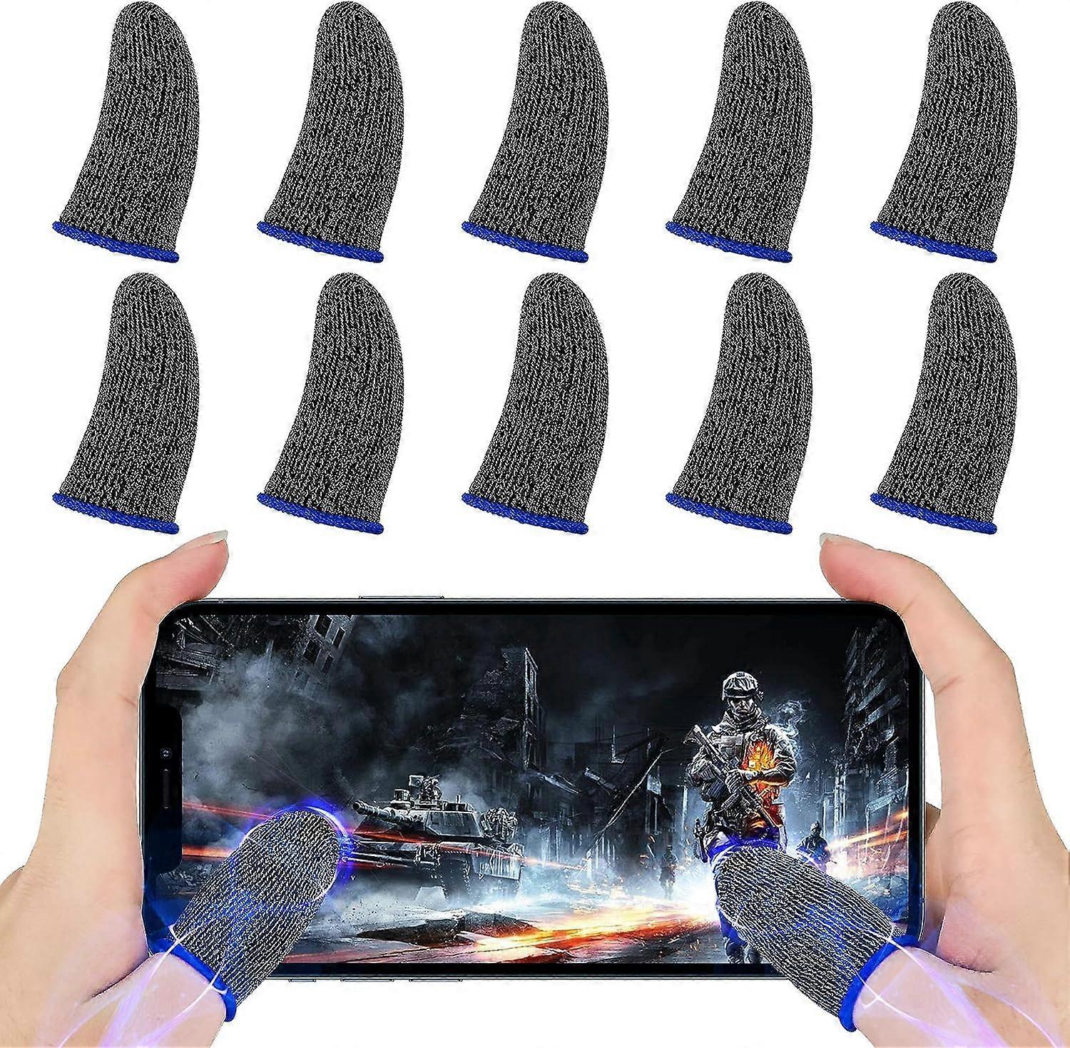 Finger Sleeve Sets for Gaming Mobile Game Controller Thumb Sleeves