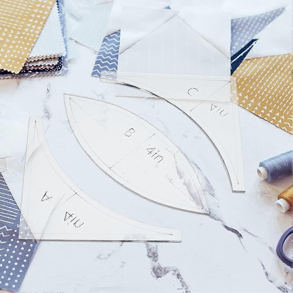 SUPERFINDINGS 6pcs Transparent Acrylique Quilting Modèles Quilting Patchwork Règle Ensemble Angle Clair et Ovale Quilt Gabarit de Coupe pour Machine à Coudre Tapis de Découpe Arts Artisanat SUPERFINDINGS 6pcs Transparent Acrylique Quilting Modèles Quilting Patchwork Règle Ensemble Angle Clair et Ovale Quilt Gabarit de Coupe pour Machine à Coudre Tapis de Découpe Arts Artisanat