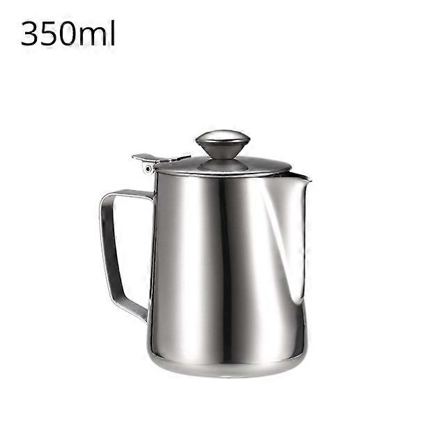Stainless Steel Milk Frothing Pitcher with Lids Espresso Steam Coffee Barista Kettle Latte Cappuccino Milk Cream Cup Jug