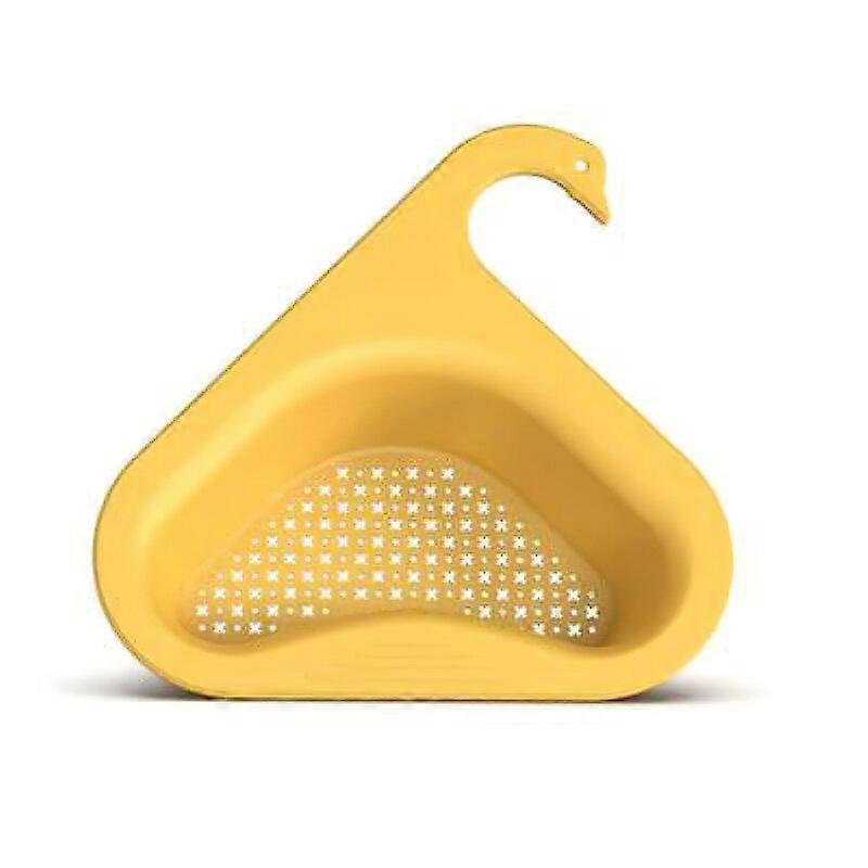 Kitchen Sink Strainer Leftover Drain Basket Soup Garbage Filter Multifunctional Hanging Drainer Rack Fruit Vegetable Drainer