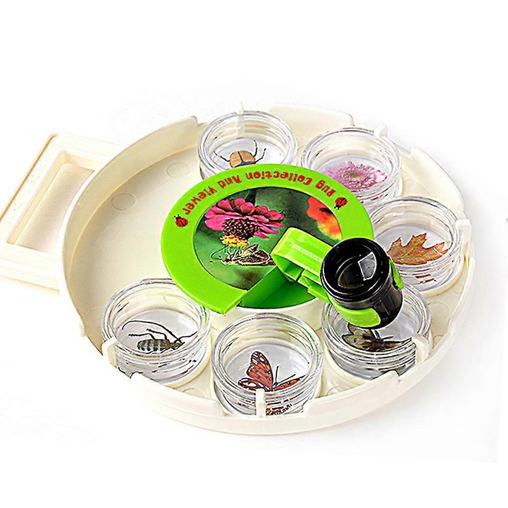 Round Bug Reviewer Container for Children Science Nature Exploration