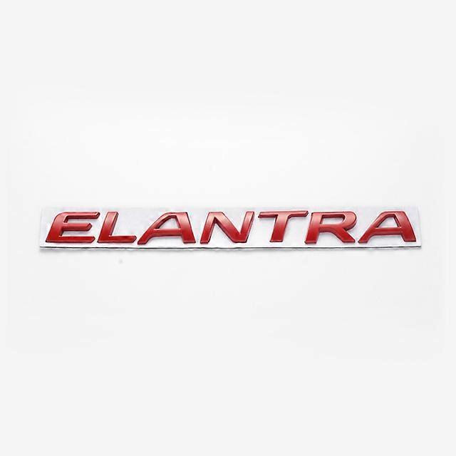 Car Styling Metal For Hyundai ELANTRA Logo Car Side Fender Emblem Rear Trunk Badge Decor Sticker