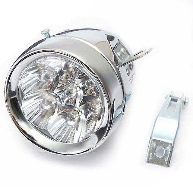 Bicycle Parts LED Headlight Bike Front Light Vintage Flashlight Lamp With Bracket Head Light Retro Bike Front Light
