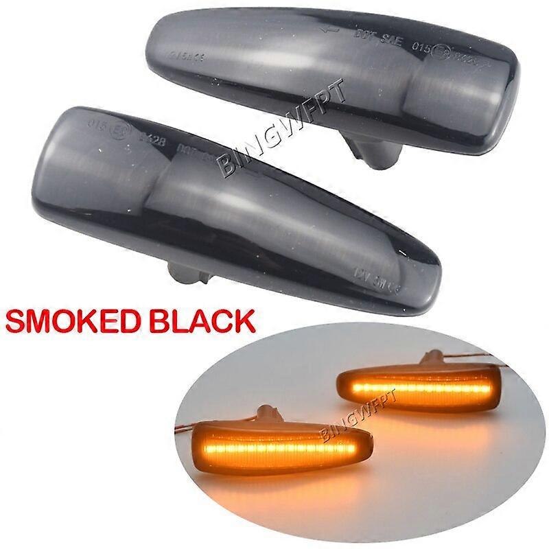1pair For Mitsubishi Lancer Evolution Evo X Outlander Sport RVR ASX Mirage 2014+ LED Side Dynamic Turn Signal Light Marker Lamp Motor Vehicle Lighting