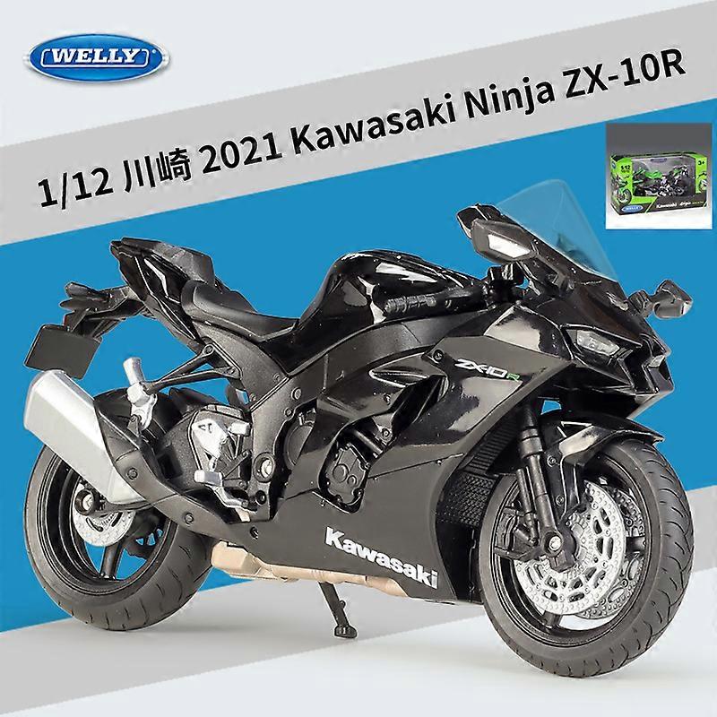 1:12 Kawasaki Ninja ZX-10R Heavy Locomoti Alloy Motorcycle Model