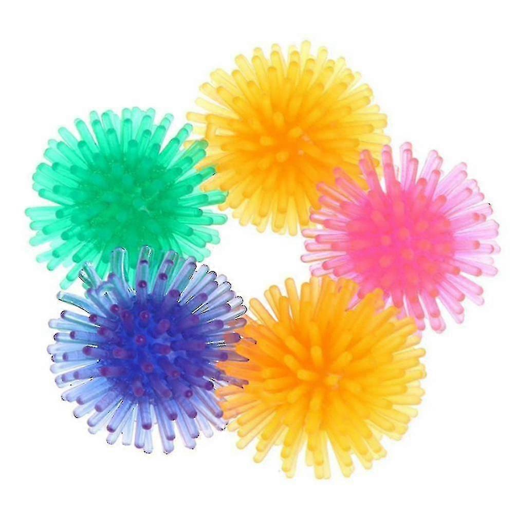 5 Pcs Cat Toys Ball Pet Kitten Chew Supplies Playing (random Color)