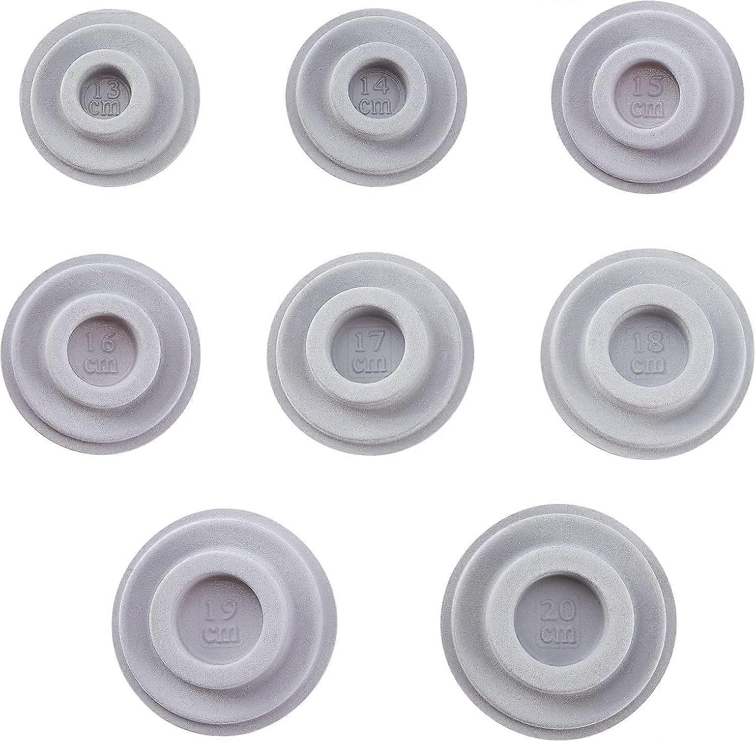 8 件 8 款珠子设计托盘 DIY 串珠首饰制作托盘灰色设计板，用于制作手镯项链和其他珠宝 DIY