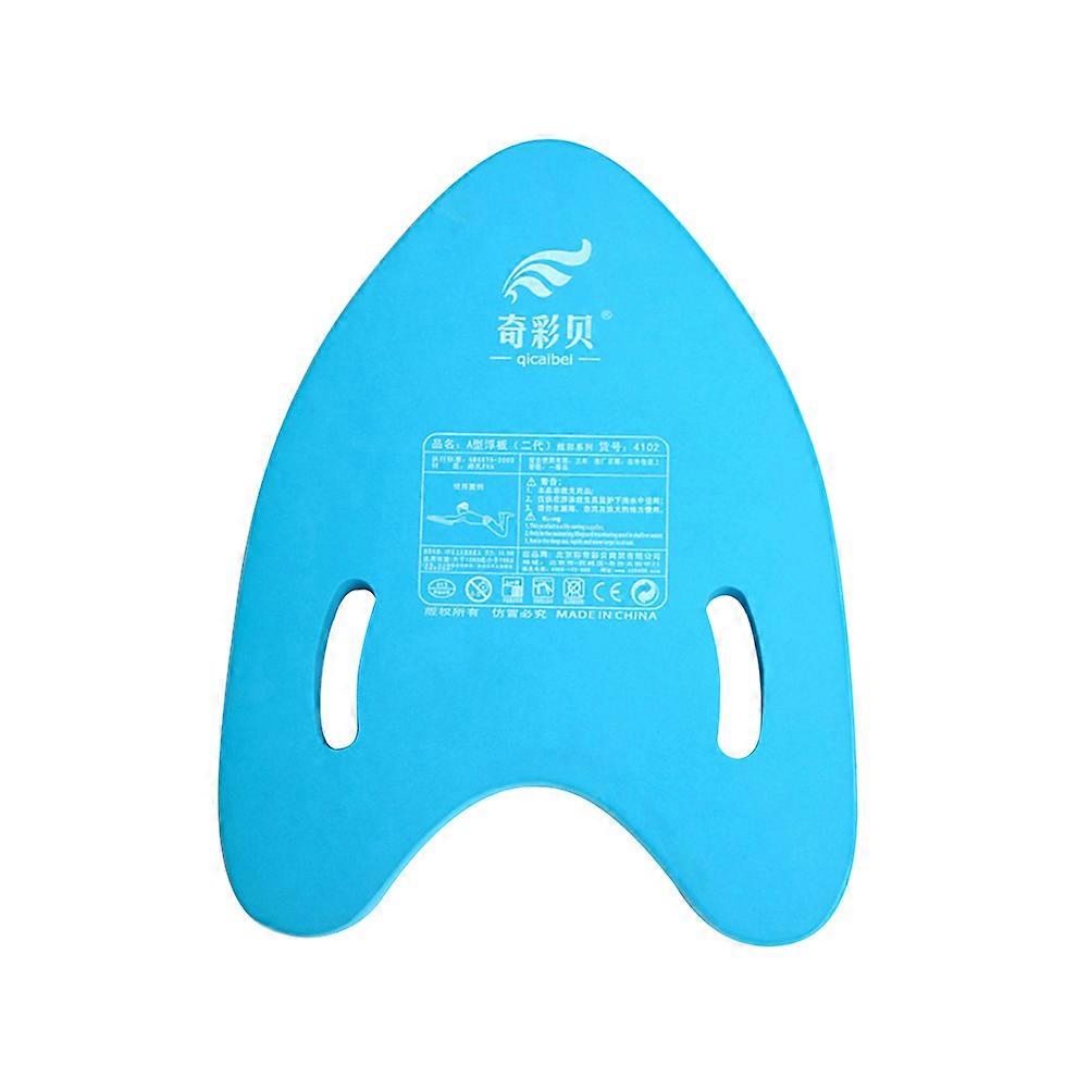 Swimming Beginner Learner Kickboard Floating Plate EVA Body Boards Swim Help A-shaped Board (Sky-blue)
