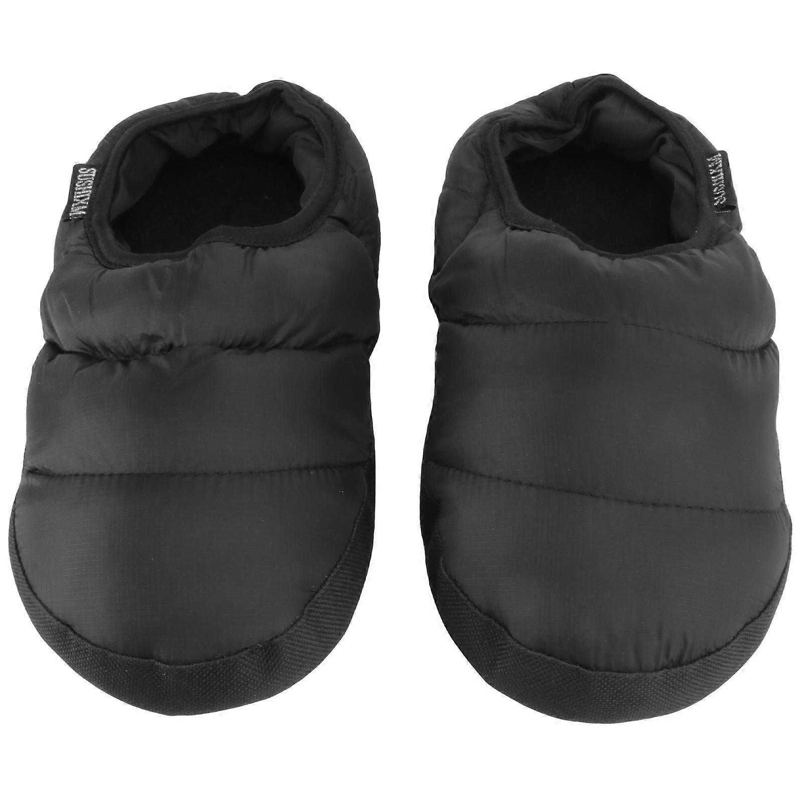 1 Pair Down Warm Slippers Indoor Household Slippers Lovers Winter Slippers