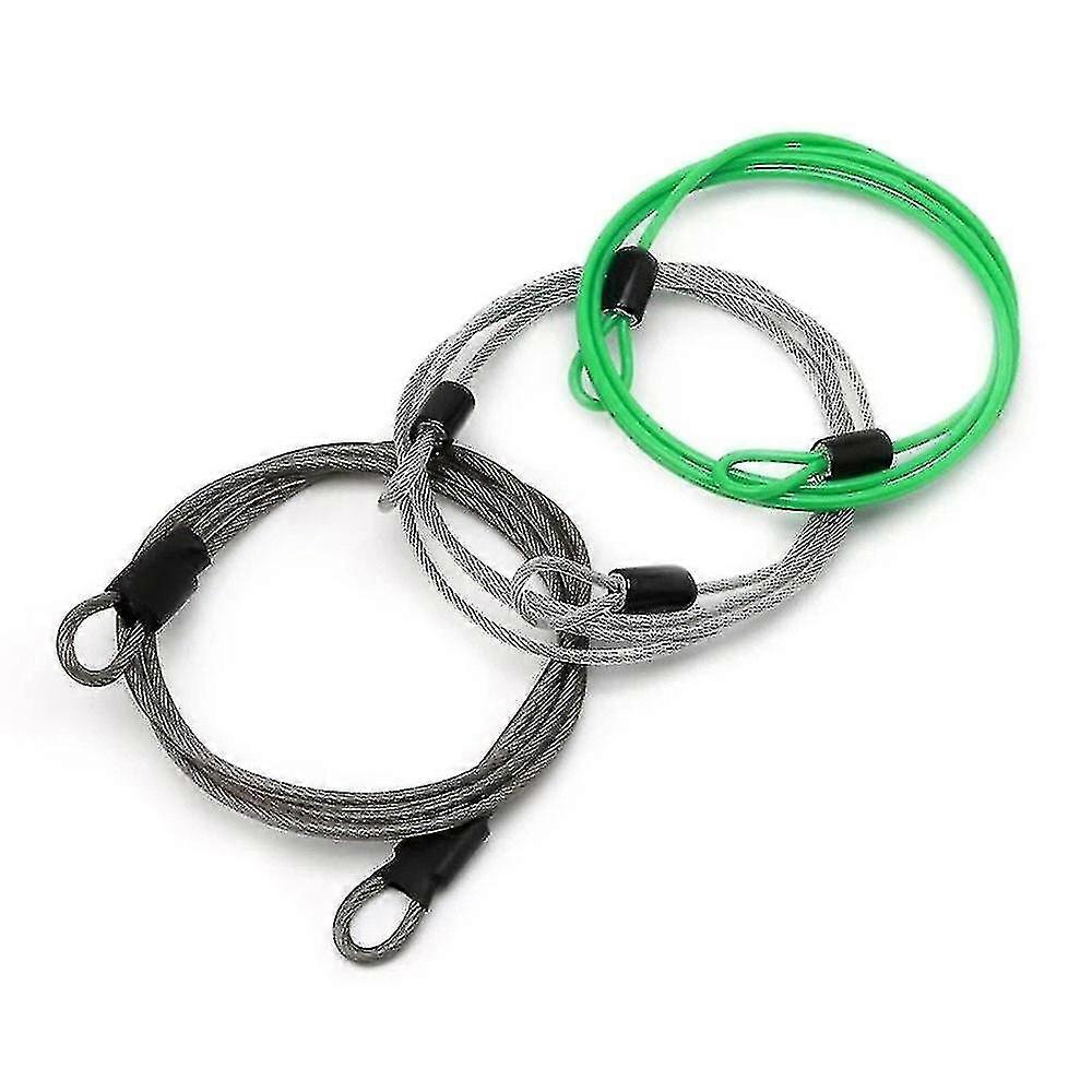 Jubee قوي الصلب كابل دراجة سلك حبل دراجة قفل في الهواء الطلق قفل الخط