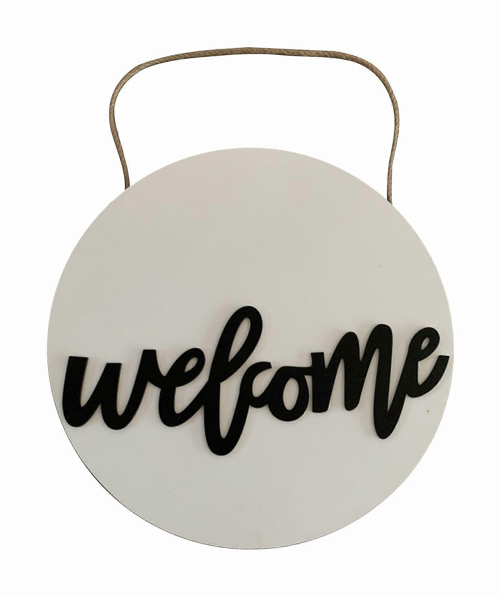 Welcome Hanging Sign For Door