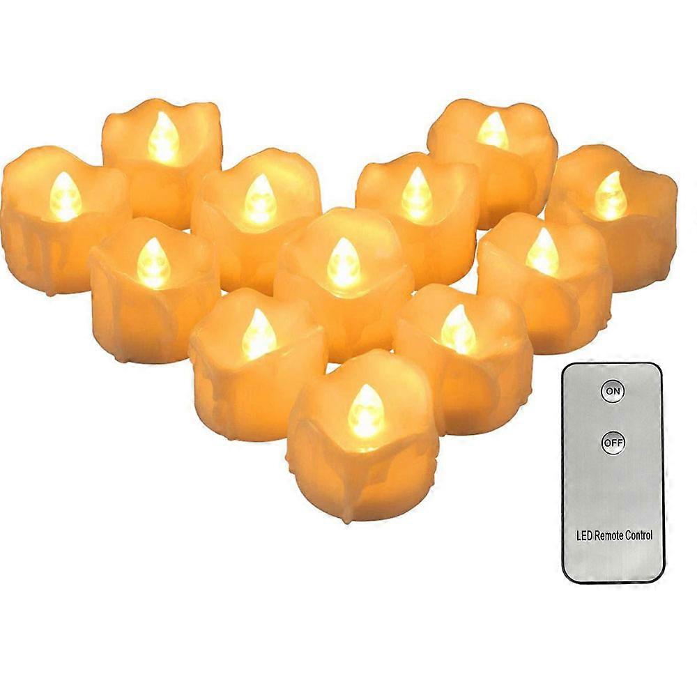 Pack of 4 Flameless 25.5 cm Decorative Christmas Candles With Remote Control,Battery Operated Long Candlesticks For Window