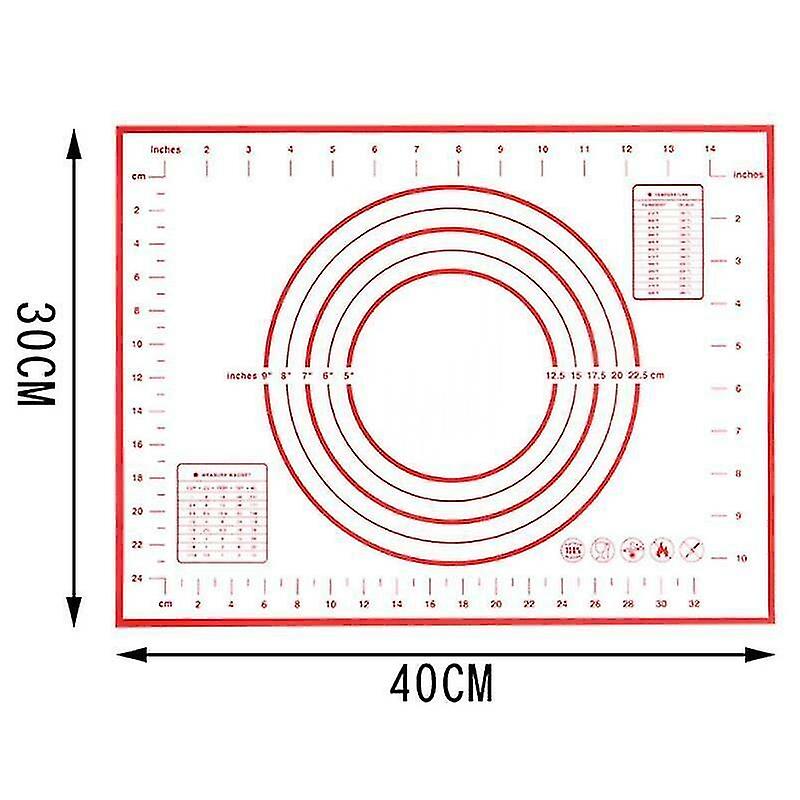 Non-stick Silicone Sheet Dough Fondant Rolling Kitchen Large Baking