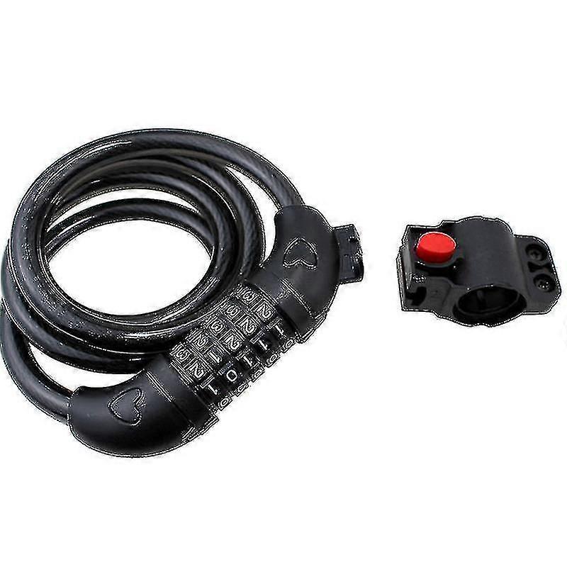 Bike Lock 5 Digit Code Combinatio Bicycle Lock Bicycle Security Lock Bicycle Equipment Anti-theft Lock