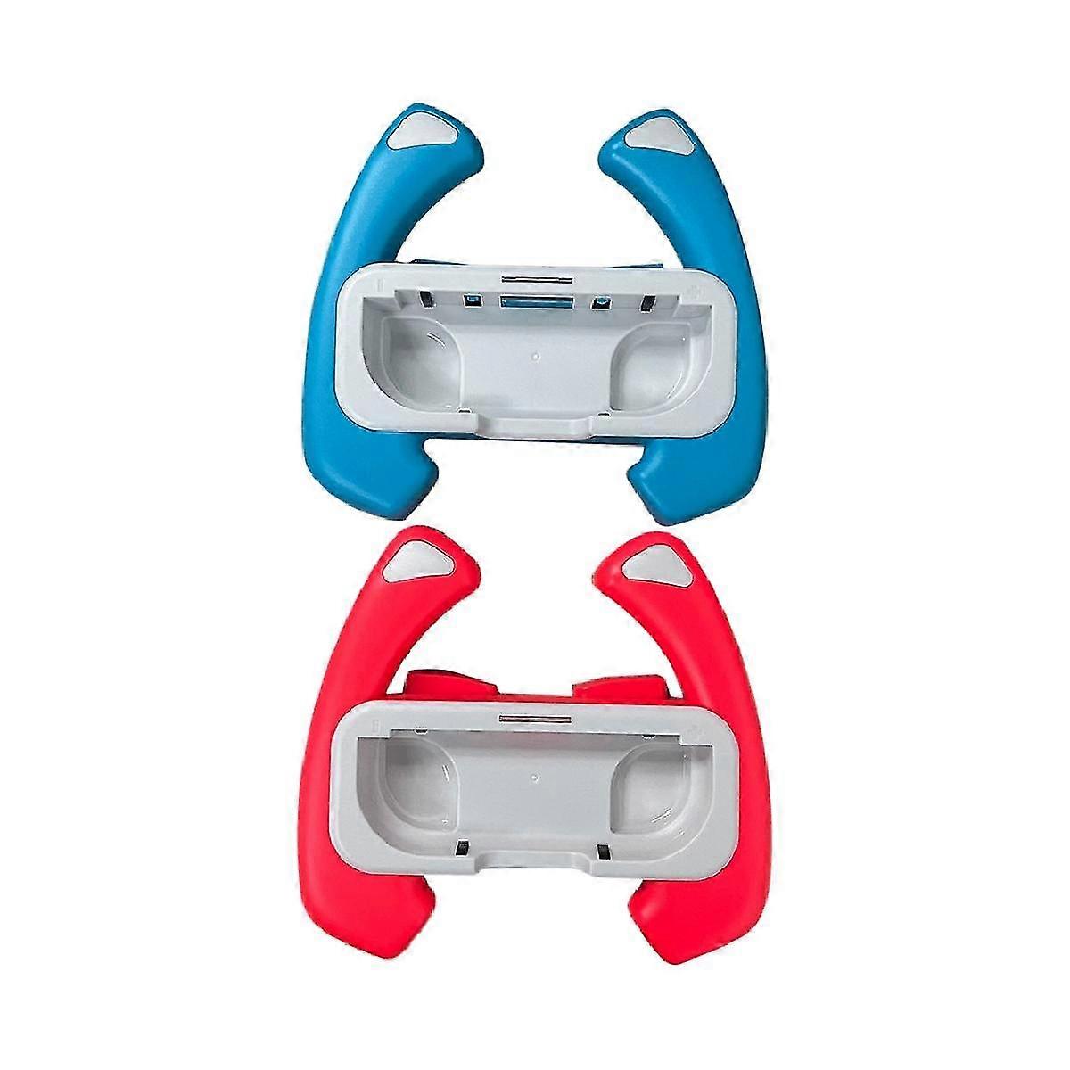 For Small Handle Cartoon Game Steering Wheel Switch Left And Right Handle 2pcs/set Steering Wheel Grip,set B