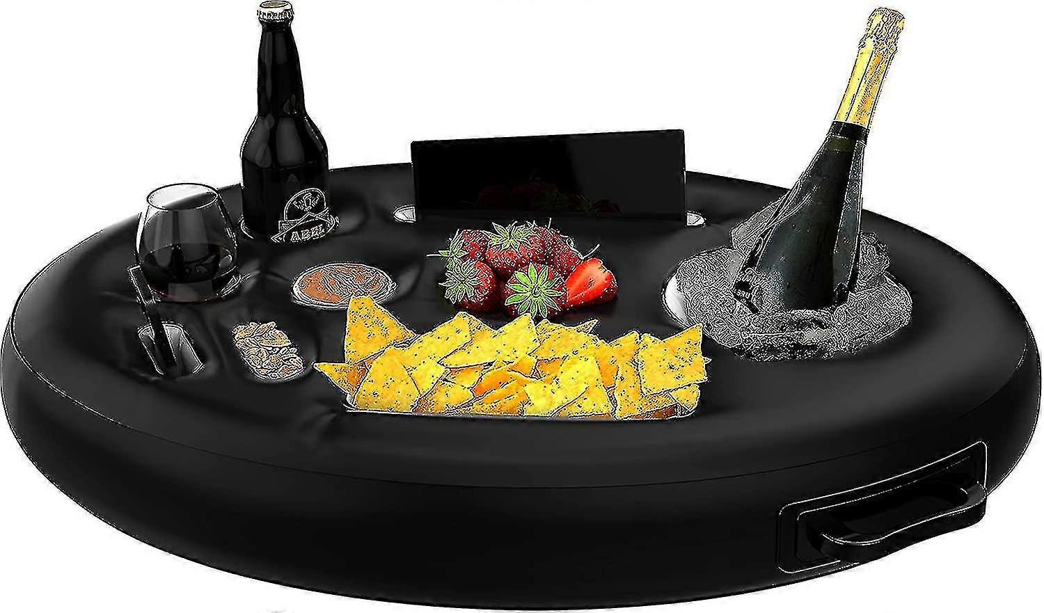 Floating Drink Holder For Pool Inflatable Floating Shelves Pool Tray For Swimming Pool Party Beach Tub
